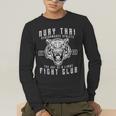 Muay Thai Thai Boxing Kickboxing Men's Long Sleeve T-Shirt Muay Thai Thai Boxing Kickboxing Men's Long Sleeve T-Shirt