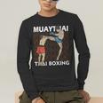 Muay Thai Boxing Men's Long Sleeve T-Shirt Muay Thai Boxing Men's Long Sleeve T-Shirt