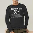 Muay Thai Dad Definition Muay Thai Father Men's Long Sleeve T-Shirt Muay Thai Dad Definition Muay Thai Father Men's Long Sleeve T-Shirt