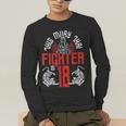 Muay Thai Fighter Is 18 Thai Boxing Muay Thai 18th Birthday Men's Long Sleeve T-Shirt