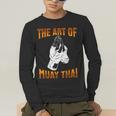 Muay Thai Fighter The Art Of Muay Thai Men's Long Sleeve T-Shirt Muay Thai Fighter The Art Of Muay Thai Men's Long Sleeve T-Shirt