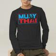 Muay Thai Fighter Boxing Martial Arts Hobby Men's Long Sleeve T-Shirt