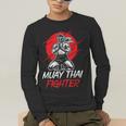 Muay Thai Fighter Martial Arts Boxing Hobby Men's Long Sleeve T-Shirt