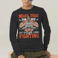 Muay Thai Fighting MMA Thai Boxing Mixed Martial Arts Men's Long Sleeve T-Shirt Muay Thai Fighting MMA Thai Boxing Mixed Martial Arts Men's Long Sleeve T-Shirt