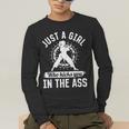 Muay Thai Girls Just a Girl Who Kicks You In The Ass Men's Long Sleeve T-Shirt
