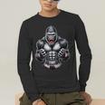 Muay Thai Gorilla Thai Boxing And Fighting Men's Long Sleeve T-Shirt Muay Thai Gorilla Thai Boxing And Fighting Men's Long Sleeve T-Shirt