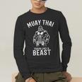 Muay Thai Gorilla Kickboxing And Gorilla Thai Boxing Men's Long Sleeve T-Shirt Muay Thai Gorilla Kickboxing And Gorilla Thai Boxing Men's Long Sleeve T-Shirt