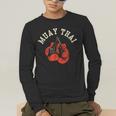 Muay Thai Hobby Boxing Fighter Martial Arts Men's Long Sleeve T-Shirt