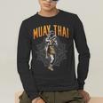 Muay Thai Hobby Martial Arts Fighter Boxing Men's Long Sleeve T-Shirt