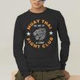 Muay Thai MMA Fight Tattoo Tiger Art Of 8 Limbs Kickboxing Men's Long Sleeve T-Shirt