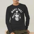 Muay Thai Skeleton Fighter MMA Club Coach Martial Arts Fight Men's Long Sleeve T-Shirt Muay Thai Skeleton Fighter MMA Club Coach Martial Arts Fight Men's Long Sleeve T-Shirt