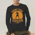 Muay Thai Thailand 1968 Slogan Sport Men's Long Sleeve T-Shirt Muay Thai Thailand 1968 Slogan Sport Men's Long Sleeve T-Shirt