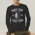 Muay Thai Wolf Fight Team Nak Muay Kickboxing Men's Long Sleeve T-Shirt Muay Thai Wolf Fight Team Nak Muay Kickboxing Men's Long Sleeve T-Shirt
