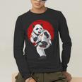 Panda Bear Karate Kickboxing Muay Thai Martial Arts Men's Long Sleeve T-Shirt