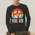 Pool Guy Swimming Attendant Attendants Rescuer Men's Long Sleeve T-Shirt