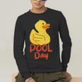 Pool Swimming Day Men's Long Sleeve T-Shirt Pool Swimming Day Men's Long Sleeve T-Shirt