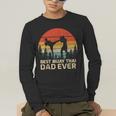 Retro Vintage Best Muay Thai Dad Ever Father's Day Men's Long Sleeve T-Shirt