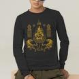 Sawadee Thai Traditional Sak Yant Thai Twin Tigers Muay Thai Men's Long Sleeve T-Shirt Sawadee Thai Traditional Sak Yant Thai Twin Tigers Muay Thai Men's Long Sleeve T-Shirt