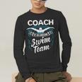 Swim Coach Professional Instructor Swimming Lesson Sport Men's Long Sleeve T-Shirt Swim Coach Professional Instructor Swimming Lesson Sport Men's Long Sleeve T-Shirt