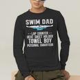 Swim Dad Definition Swimming Dad Of A Swimmer Dad Men's Long Sleeve T-Shirt Swim Dad Definition Swimming Dad Of A Swimmer Dad Men's Long Sleeve T-Shirt