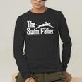 The Swim Father Swimming Dad Swimmer Men's Long Sleeve T-Shirt The Swim Father Swimming Dad Swimmer Men's Long Sleeve T-Shirt