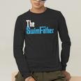 The SwimFather Saying Tee For Swimming Fatehrs Men's Long Sleeve T-Shirt The SwimFather Saying Tee For Swimming Fatehrs Men's Long Sleeve T-Shirt