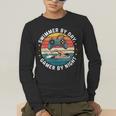 Swimmer By Day Gamer By Night Swimming Vintage Gaming Swim Men's Long Sleeve T-Shirt