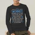 Swimmers Facts Swimming Swim Coach Men Women Graphic Small Men's Long Sleeve T-Shirt Swimmers Facts Swimming Swim Coach Men Women Graphic Small Men's Long Sleeve T-Shirt