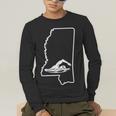 Swimming Apparel Mississippi Swimmer Training Men's Long Sleeve T-Shirt Swimming Apparel Mississippi Swimmer Training Men's Long Sleeve T-Shirt