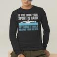 Swimming Art For Men Women Swimmer Swim Coach Training Men's Long Sleeve T-Shirt