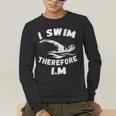 Swimming Competitive Freestyle Swim For Swimmer Men's Long Sleeve T-Shirt