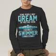 Swimming Parent Swimmer Mom Dad My Favorite Swim Meet Men's Long Sleeve T-Shirt