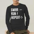 Swimrun Endurance Sports Swimming Running Swim Run Men's Long Sleeve T-Shirt