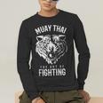 Tiger Muay Thai And Kickboxing Men's Long Sleeve T-Shirt Tiger Muay Thai And Kickboxing Men's Long Sleeve T-Shirt