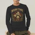 Vintage Muay Thai Gym Thai Boxing Training Fighter Panda Men's Long Sleeve T-Shirt Vintage Muay Thai Gym Thai Boxing Training Fighter Panda Men's Long Sleeve T-Shirt