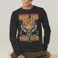 Vintage Muay Thai Twin Tiger Art Of 8 Limbs Men's Long Sleeve T-Shirt