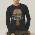 Vintage Retro Canoe Paddle & Mountains Rafting Men's Long Sleeve T-Shirt