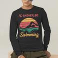 Water Rat Water Sports Hobby Swimming Club Swimming Men's Long Sleeve T-Shirt Water Rat Water Sports Hobby Swimming Club Swimming Men's Long Sleeve T-Shirt