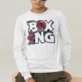 Boxing Professional Boxer Muay Thai Kickboxer Fan Boxing Men's Long Sleeve T-Shirt