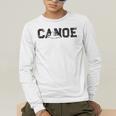 Canoe Canoeing Vintage Canoe Raglan Baseball Tee Men's Long Sleeve T-Shirt