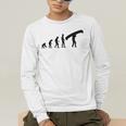 Canoe Evolution Canoeing Shirt T-Shirt Men's Long Sleeve T-Shirt