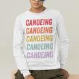 Canoeing Men's Long Sleeve T-Shirt