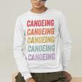 Canoeing Raglan Baseball Tee Men's Long Sleeve T-Shirt