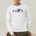 Drum Kit Pulse Line Rock Artist Drum Set Men's Long Sleeve T-Shirt Drum Kit Pulse Line Rock Artist Drum Set Men's Long Sleeve T-Shirt