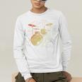 Drum Kit Retrowave Drums Men's Long Sleeve T-Shirt Drum Kit Retrowave Drums Men's Long Sleeve T-Shirt