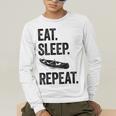 Eat Sleep Canoe Repeat Canoeing Outdoors Raglan Baseball Tee Men's Long Sleeve T-Shirt Eat Sleep Canoe Repeat Canoeing Outdoors Raglan Baseball Tee Men's Long Sleeve T-Shirt