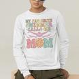 Favourite Swimmer Calls Me Mom Swimming Mom Female Swimmer Men's Long Sleeve T-Shirt