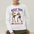 Muay Thai Boxing Spirit Martial Art Men's Long Sleeve T-Shirt