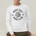 Muay Thai Kickboxing Eight Art MMA Men's Long Sleeve T-Shirt