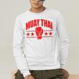 Muay Thai For Men Women Kids Mixed Martial Arts Raglan Baseball Tee Men's Long Sleeve T-Shirt Muay Thai For Men Women Kids Mixed Martial Arts Raglan Baseball Tee Men's Long Sleeve T-Shirt